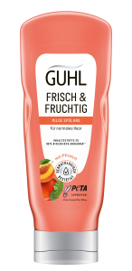 GUHL Frisch & Fruchtig Milde Spülung ohne Hintergrund.