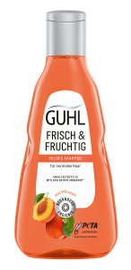 GUHL Frisch & Fruchtig Mildes Shampoo ohne Hintergrund.