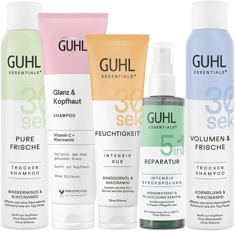 Guhl Essentials Produkt Range