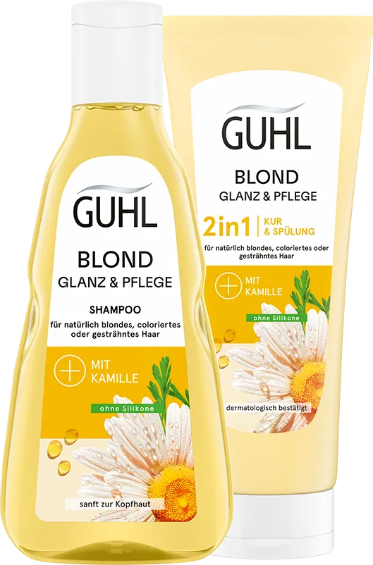 Guhl Blond Glanz & Pflege Produkt Range