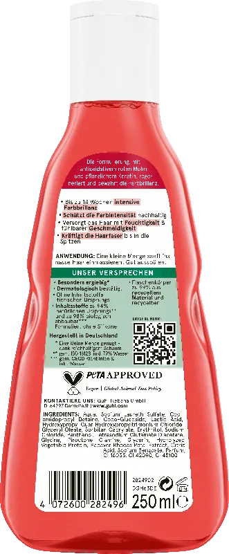 Guhl Color Schutz & Pflege Shampoo Rückseite
