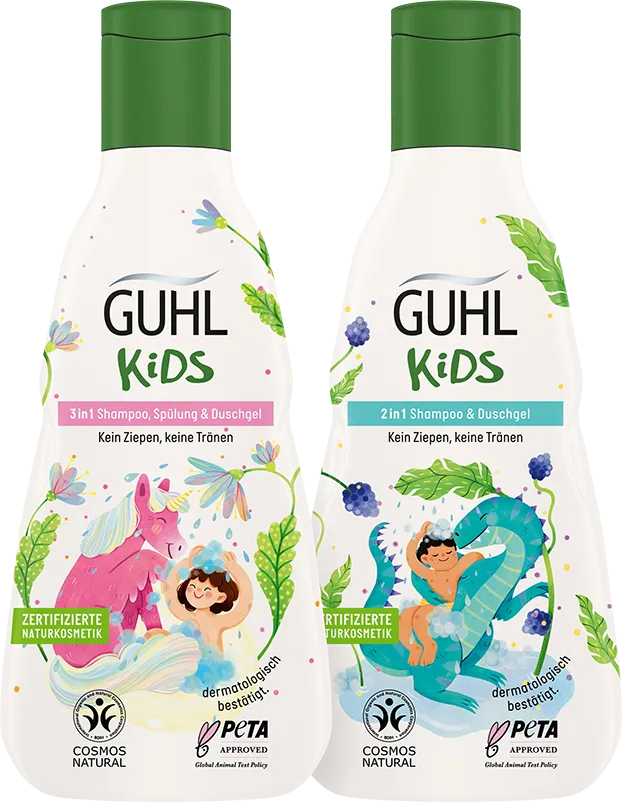 Guhl Kids Shampoos Produktlinie