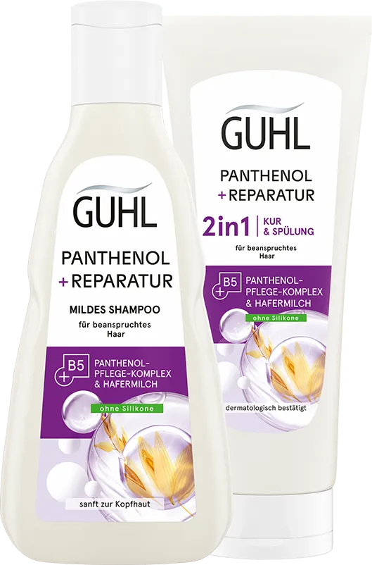Guhl Panthenol & Reparatur Produktlinie