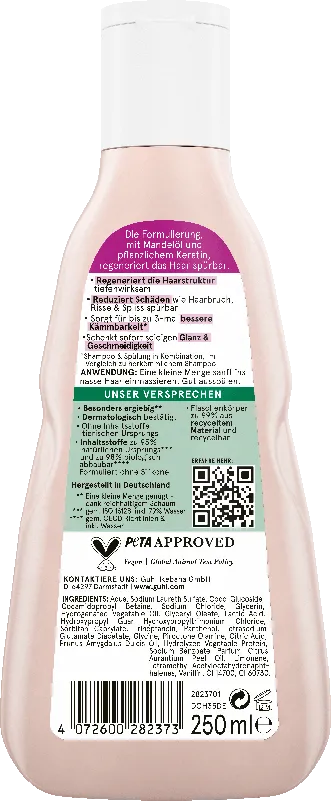 Guhl Reparatur & Aufbau Shampoo Rückseite