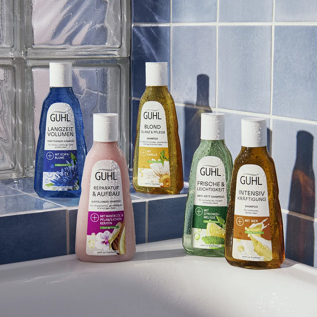 Guhl Shampoos Produktlinie