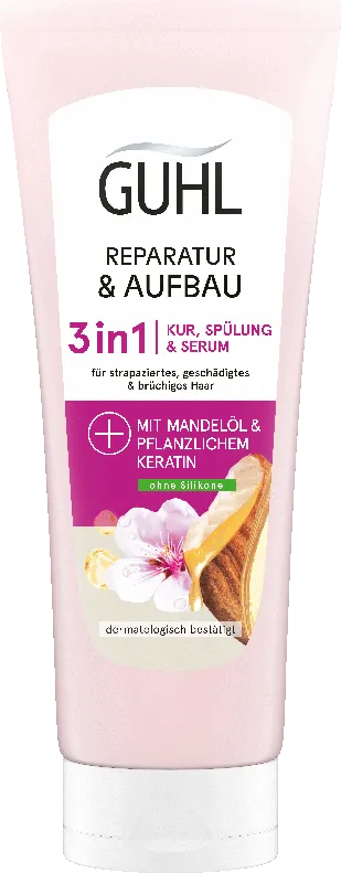 Guhl Reparatur & Aufbau 3in1 Kur, Spülung & Serum Vorderseite
