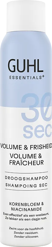 Guhl 30_sek Trockenshampoo Volumen & Frische Vorderseite