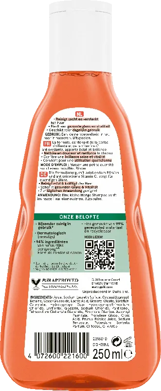 Guhl Frisch & Fruchtig Shampoo Rückseite