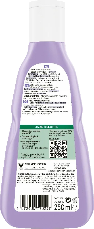 Guhl Hyaluron+ Pflege Shampoo Rückseite