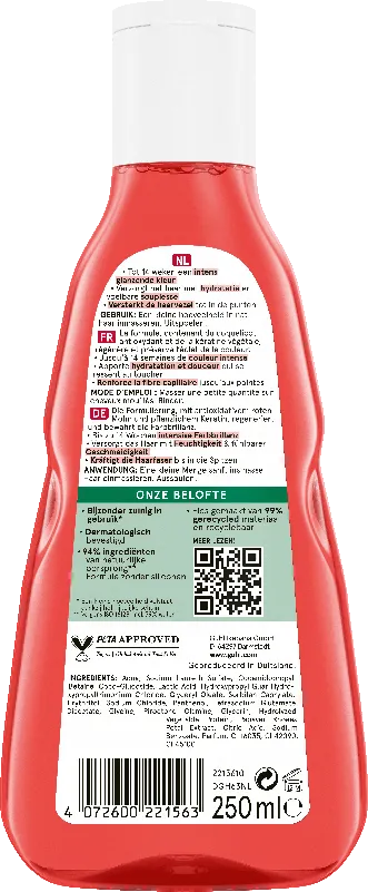 Guhl Color Schutz & Pflege Shampoo Rückseite