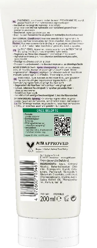 Guhl Panthenol und Reparatur Spülung Rückseite